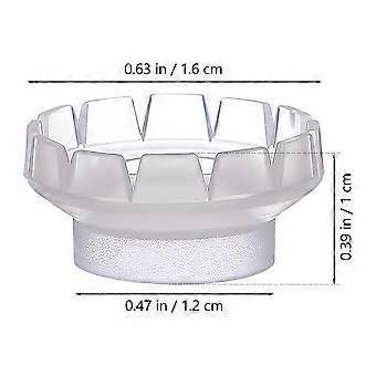 Copas para injerto de pestañas para extensiones de pestañas, 100 unidades, plástico transparente y duradero.
