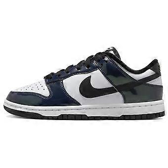 Nike Dunk SE 'Just Do It' Low top Skateboard Shoes Women's White Dark Blue FQ8143-001