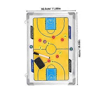 Equipamento para Treinamento de Basquete: Quadro de Basquete Portátil com Estrutura de Alumínio e Design Suspenso para Treinamento de Estratégia de Jogo e Ensino TCX