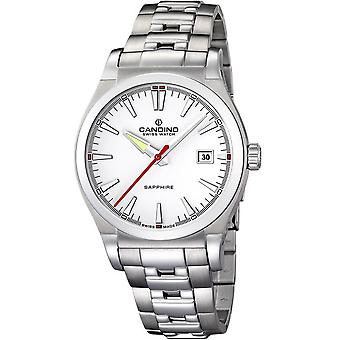 Candino Casual Quartz Analog Man Watch with C4440/1 Stainless Steel Bracelet