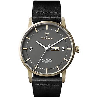 Triwa Klinga Horloge voor Unisex Analoge Japanse Quartz met Cowskin Bracelet KLST107CL