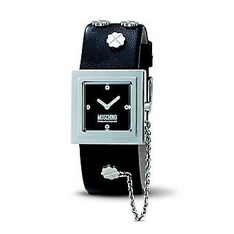 Moschino it's lucky time watch for Women Analog Quartz with Cowhide Bracelet MW0082