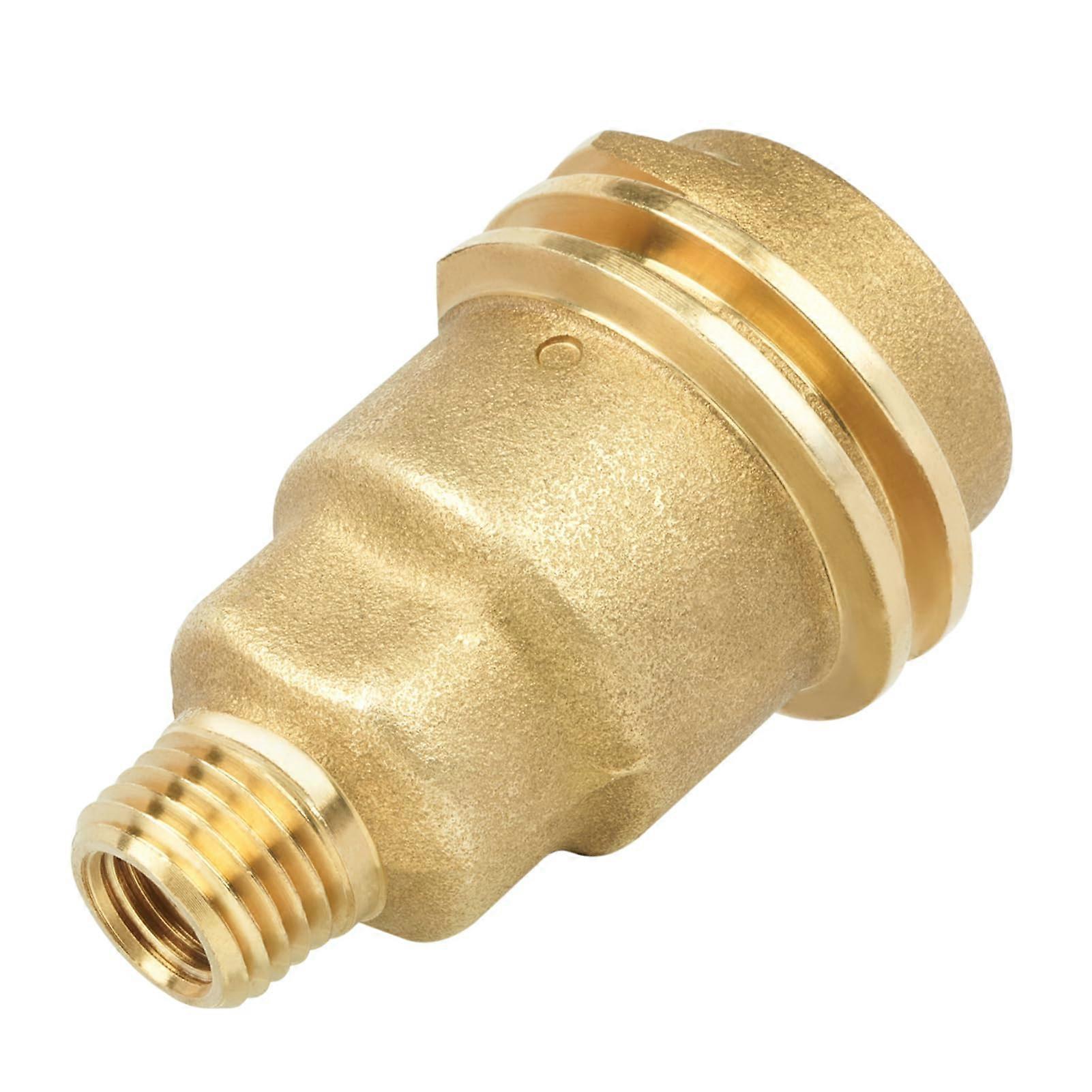 QCC1 to 1/4 Inch Propane Adapter, POL Propane Fitting, Solid Brass Quick Conversion for Outdoor Cooking