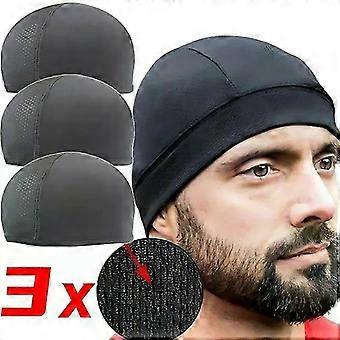 Capacete de ciclismo Chapéu Tampa interna respirável de secagem rápida Capacete Balaclavas Capacete Gorro Capacete Esportes ao ar livre Capacete de motor Chapéus