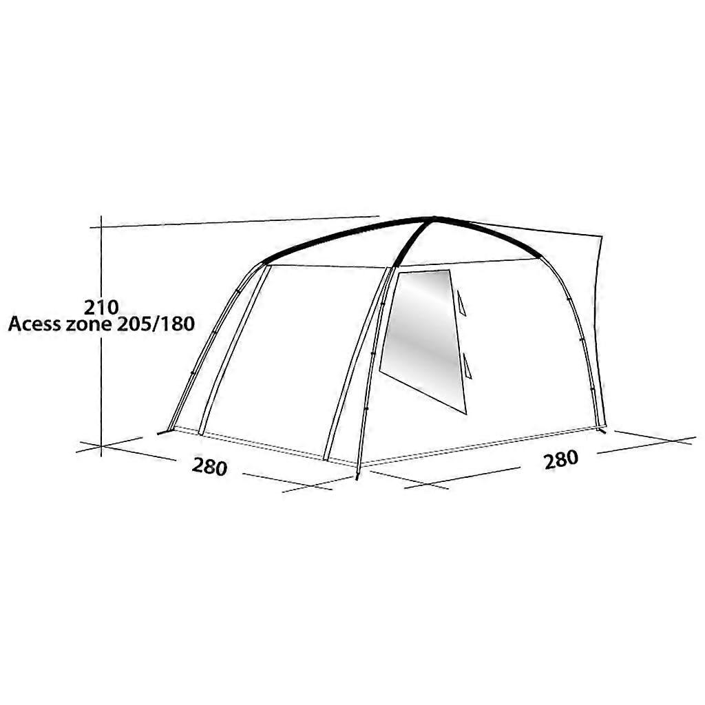 Easy Camp Tent Fairfields grijs