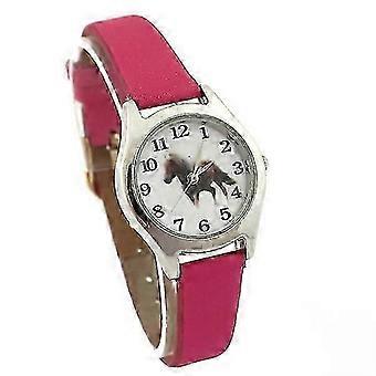 Chic and Adorable Kids' Quartz Wristwatch with Cartoon Design for Fashionable Students Resilience