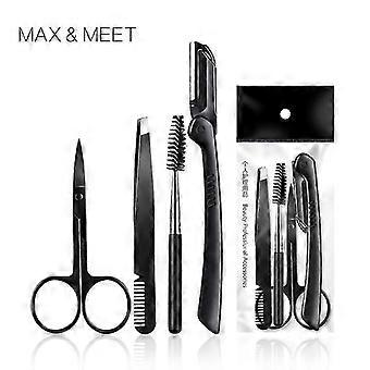 4pcs Eyebrow Set With Black Case Eyebrow Kit
