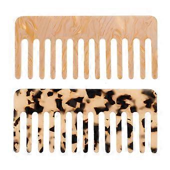 Handheld Hairdressing Comb for Home 2Pcs ABS Detangling Hair Tools