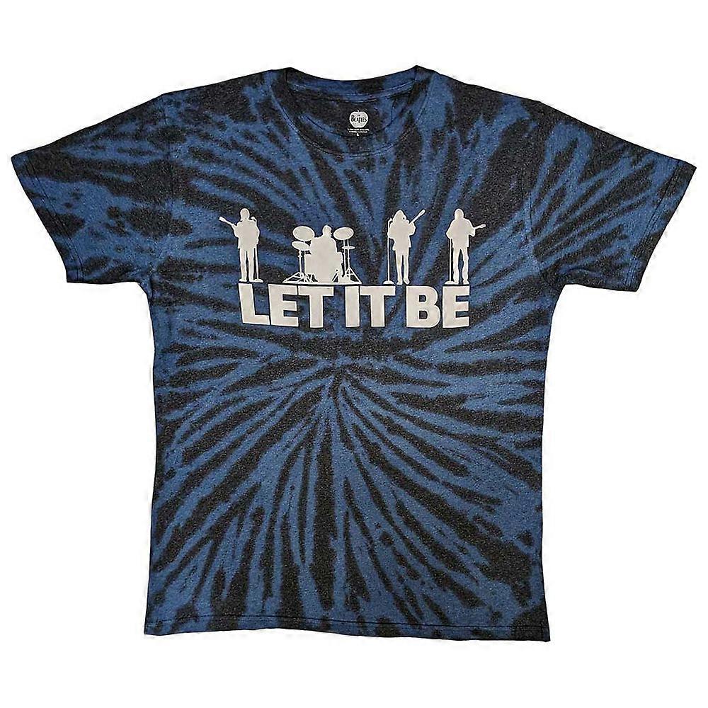 The Beatles Let It Be Silhouette Dip Dye Tee