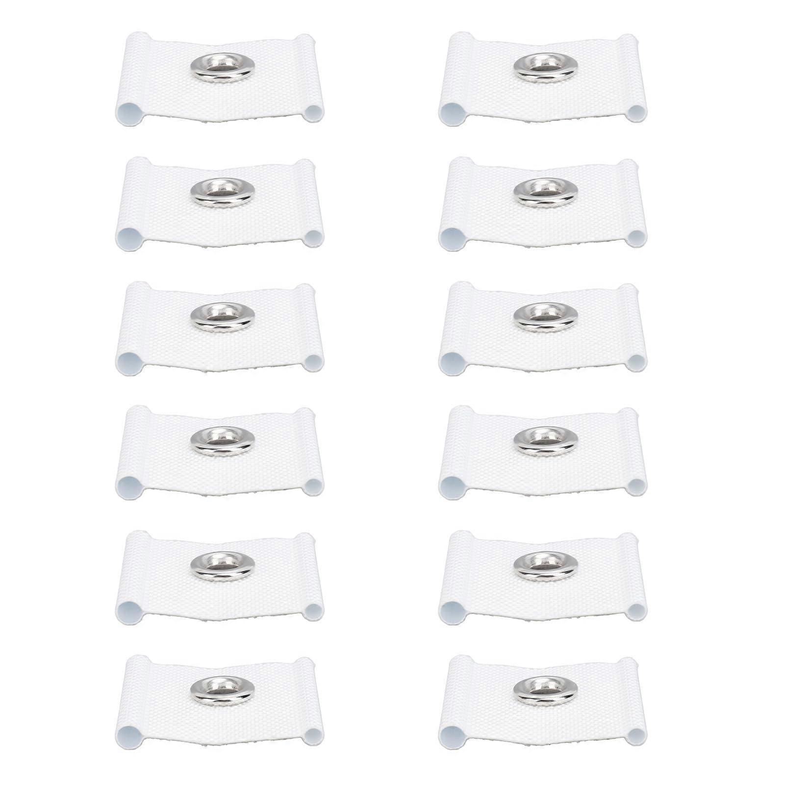 12Pcs RV Awning Light Clips NoTool Installation Reusable Hook Set for Camping Tent String Lights