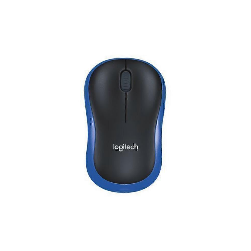 BLUE Logitech Premium Quality Durable Compact User-friendly M185 Wireless Mouse