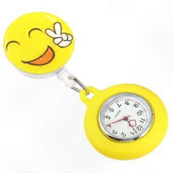 Pocket Watch with Clip, Cartoon Nurse Design, Practical Nursing Timing, 1pc