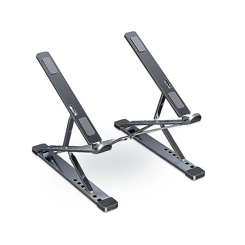Foldable And Portable Laptop Stand Aluminium Alloy Double-layer Adjustable