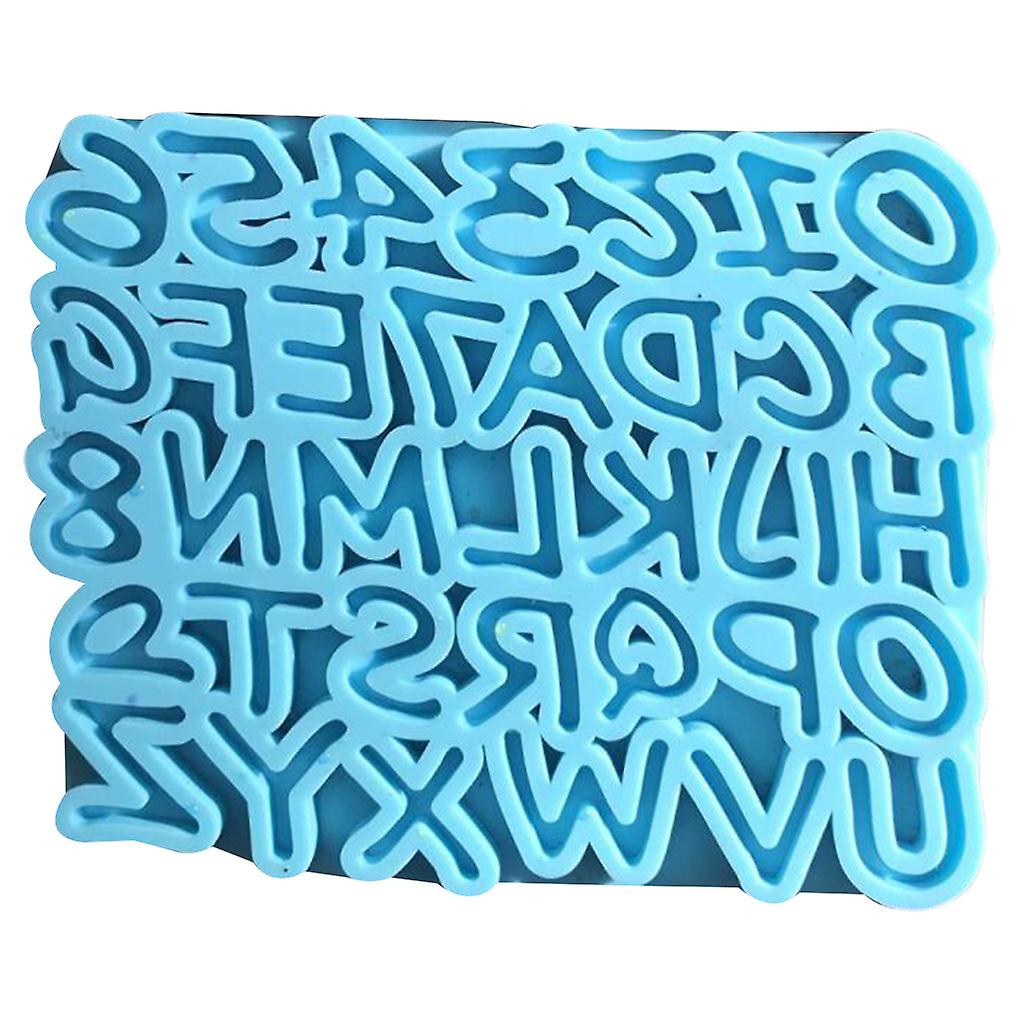 DIY Silicone Mould DIY Crafts Mould Alphabet Numbers Keychain Resin Mold