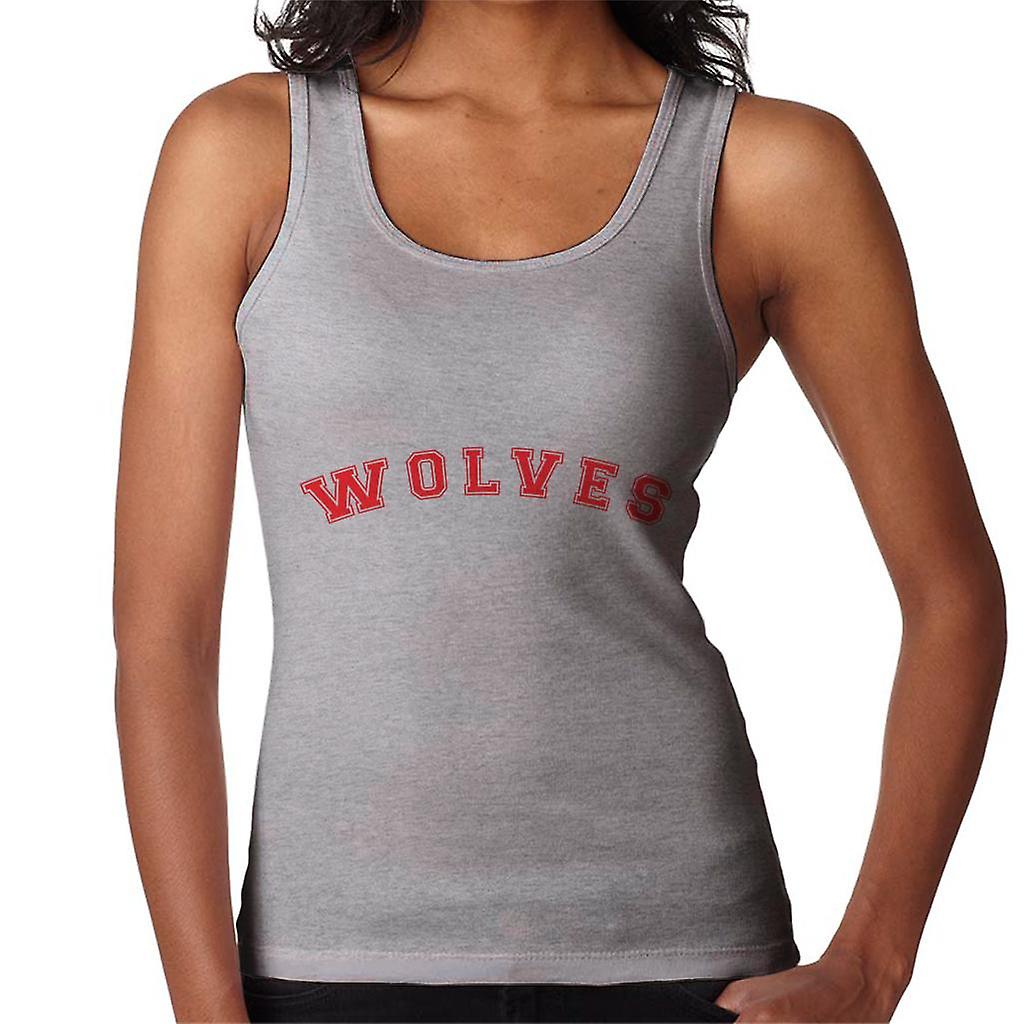 Wölfe Baseball Style Font Damen Weste