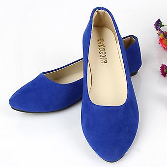 Women Ballet Dolly Pumps Shoes Faux Suede Flats Fruugo UK
