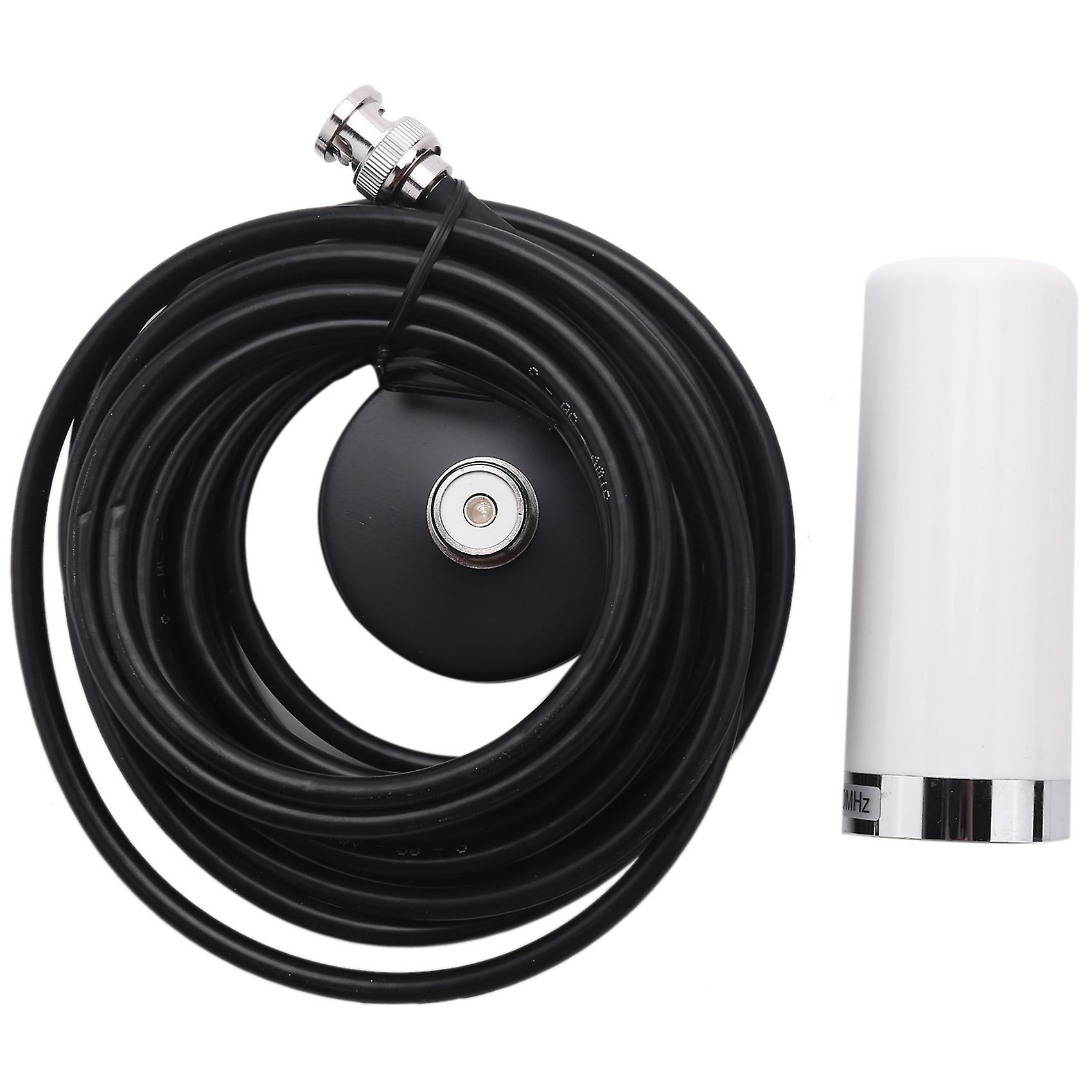 Vehicle/Car Mobile Radio VHF/UHF Dual Band Antenna BNC Male Connector Magnetic Base Mount 5M RG58 C