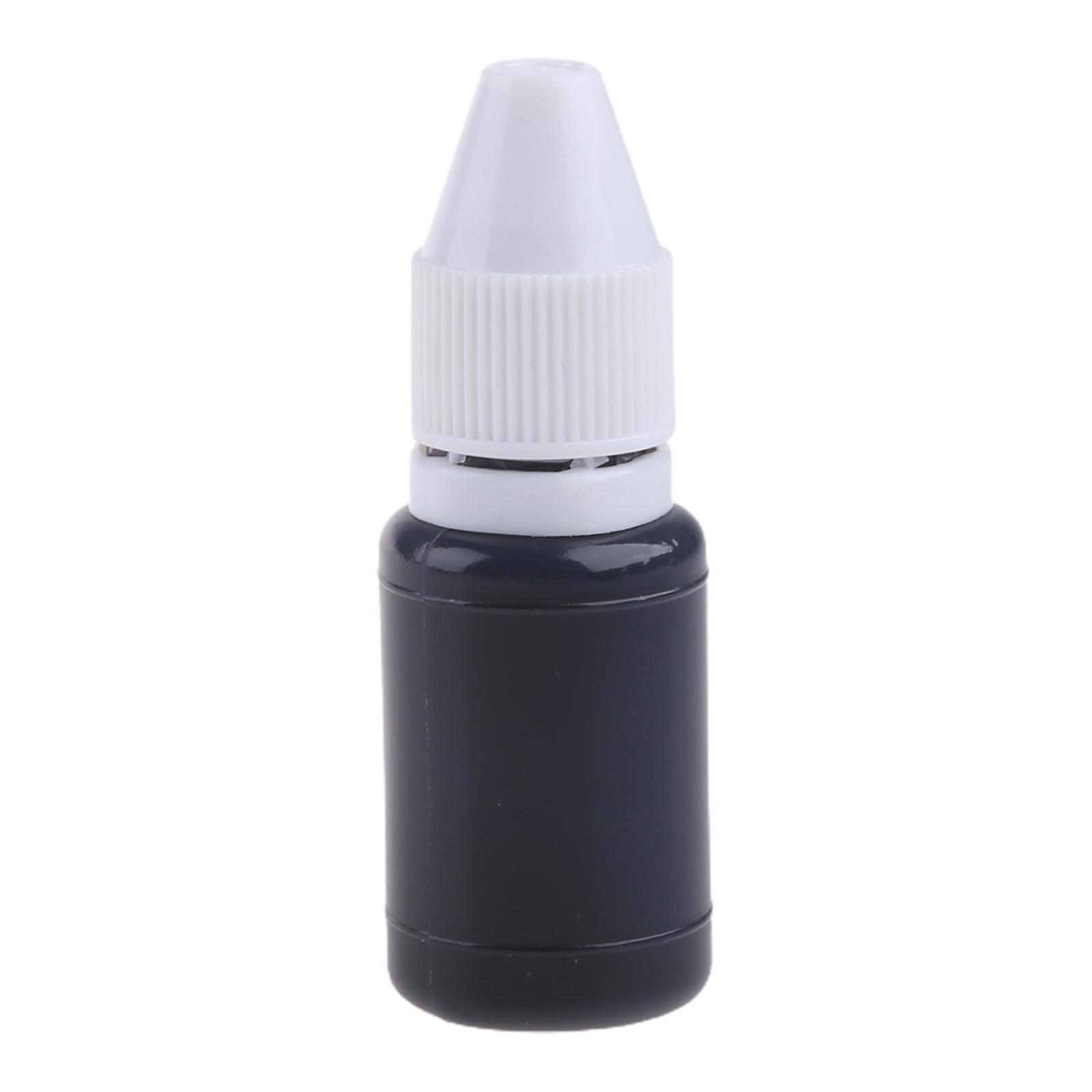 10ml Black Refill Ink 10ml Confidential Security Stamp Roller Ink Quick Dry