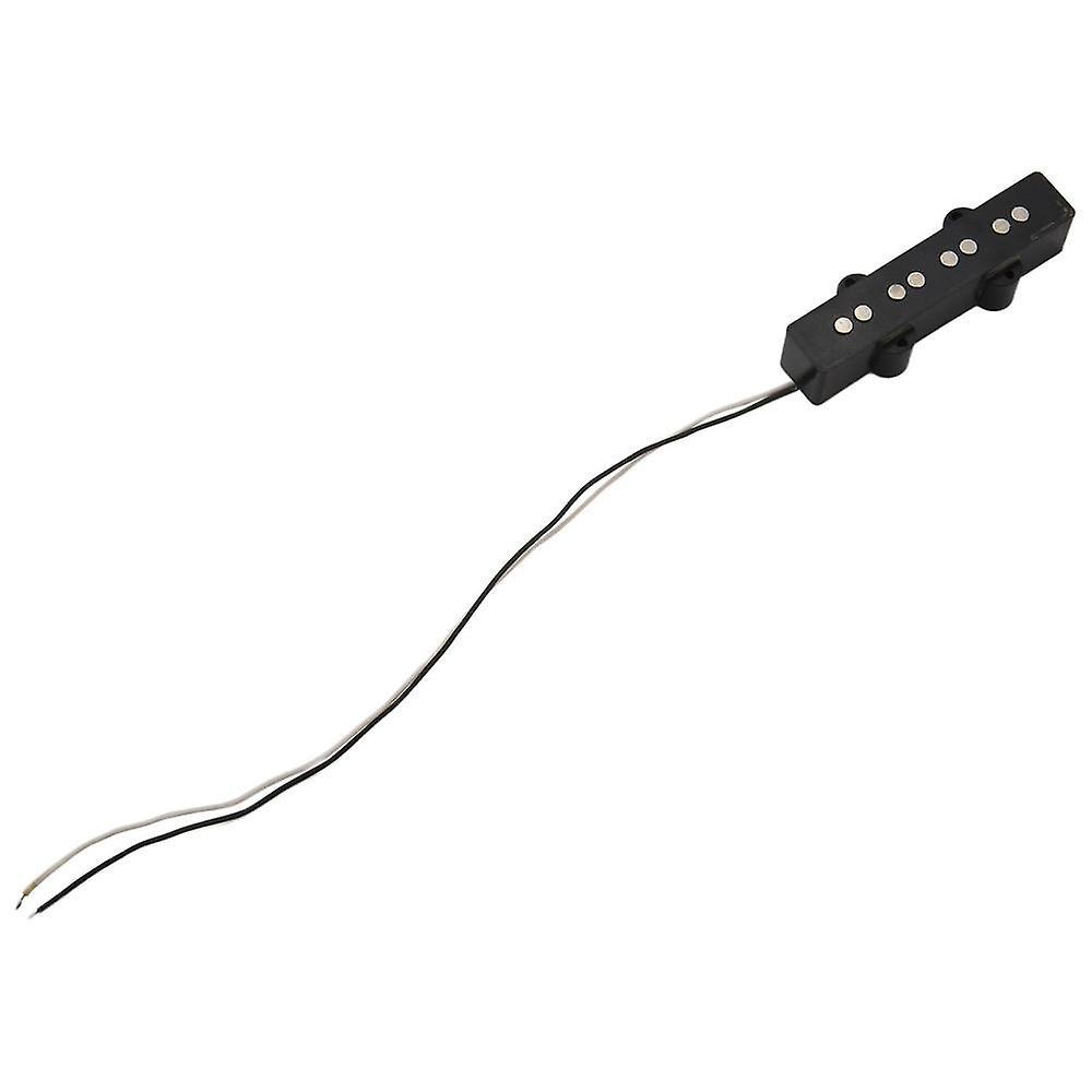 Pro Electric Bass Open Type Noiseless Bridge Pickup For 4 String Jazz Bass Jb Style,black 92x18.3mm