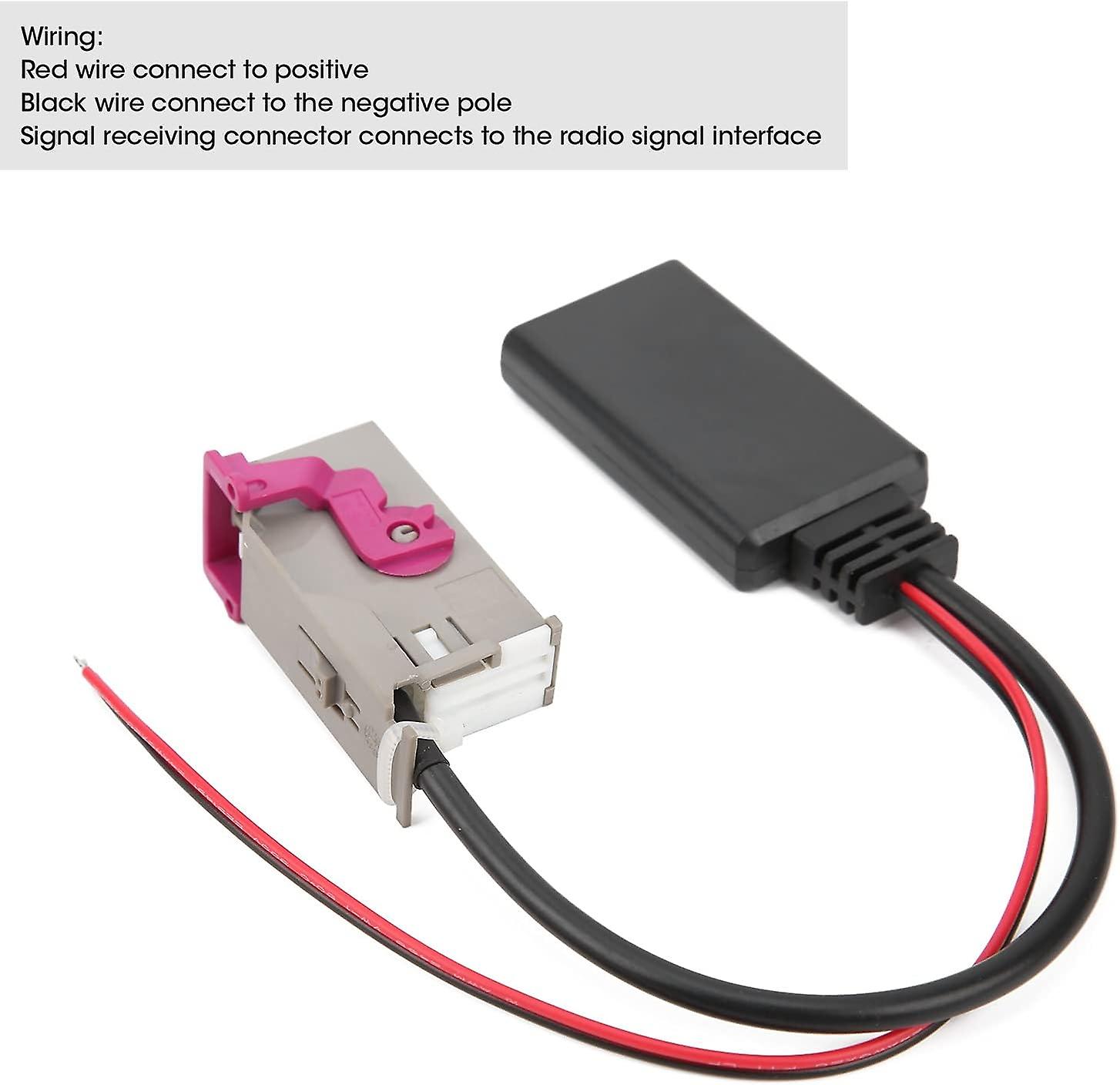 Car Bluetooth Module Aux In Cable Wireless Audio Adapter 32pin Aux In ...