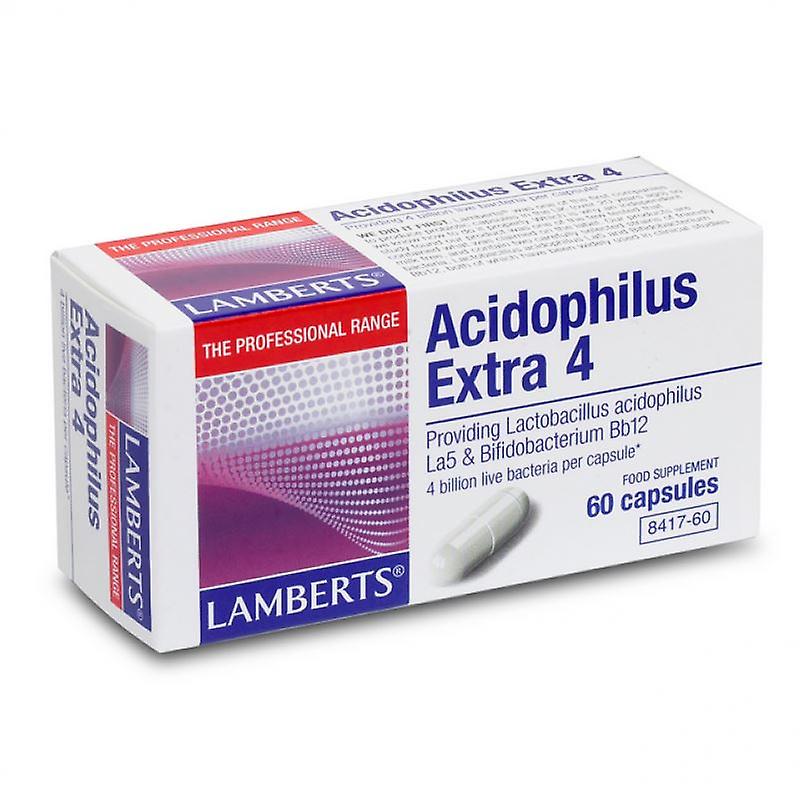 Lamberts Acidophilus Extra 4 Capsules 60 (8417-60)