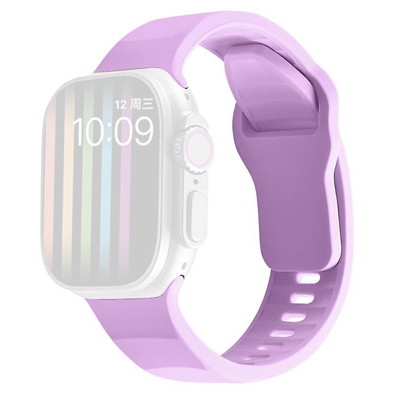 For Apple Watch Series 8 7 41mm/6 5 4 SE (2022) SE 40mm/3 2 1 38mm Silicone Watchband Wavy Watch Str