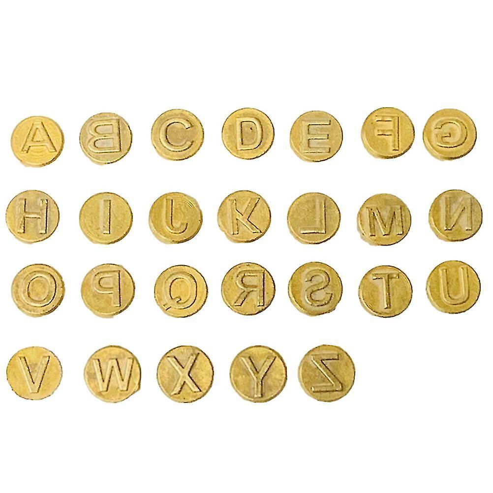 1 Set Wood Burning Pen Tips 26 Letters Soldering Iron Working Burner Tip For Diy Pyrography Woodwork