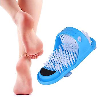Lavapiés, 1 pieza Magic Shower Foot Massager Limpiador Zapatillas Cepillo con succión antideslizante