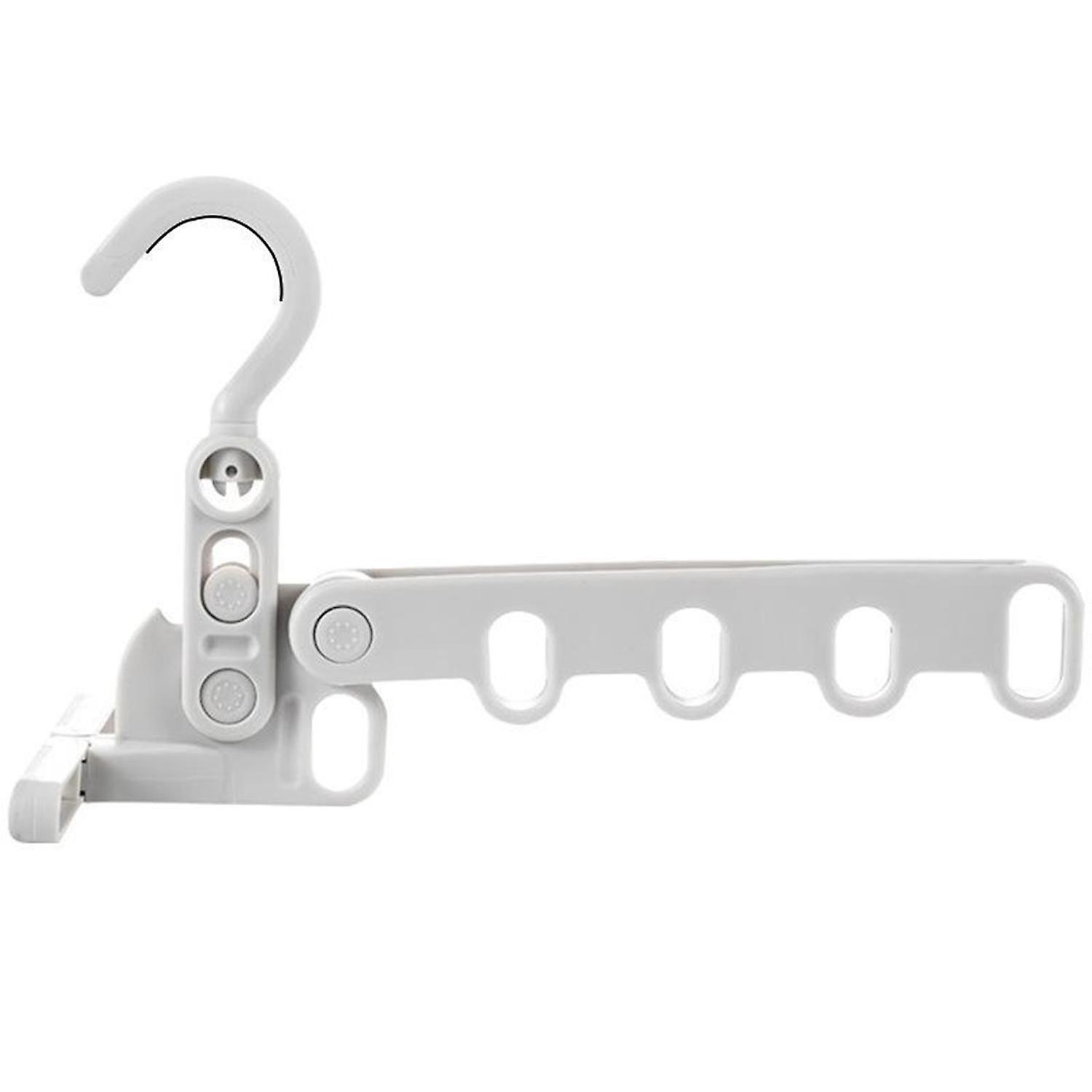 Coat Towel Hanger Door Rear Hook Heavy-Duty 5-hole Multi-functional Foldable Space-Saving Organizer