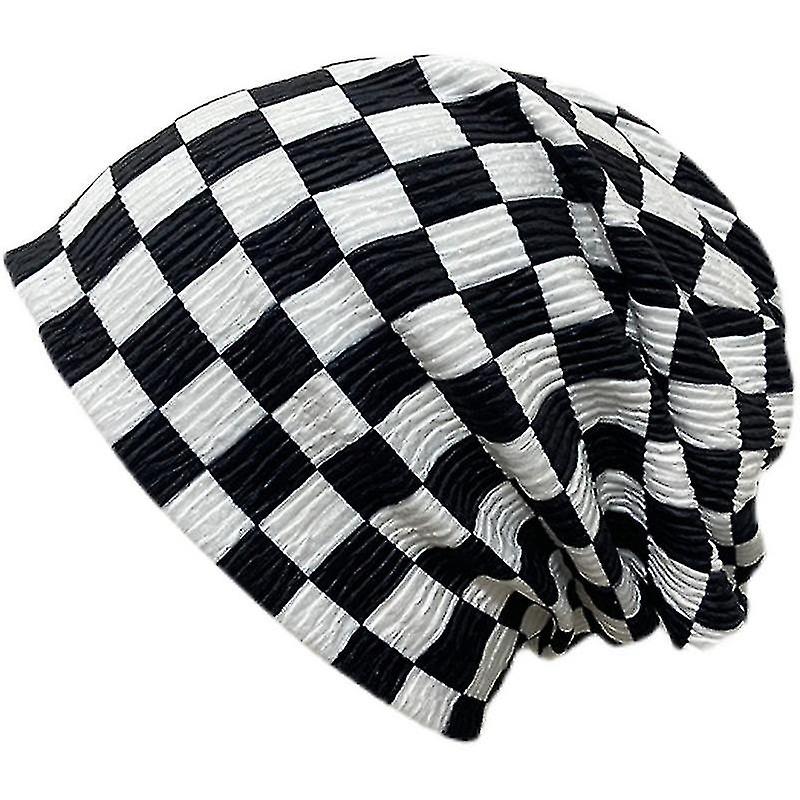 Sombrero de gorro de moda, gorra de calavera larga y cálida