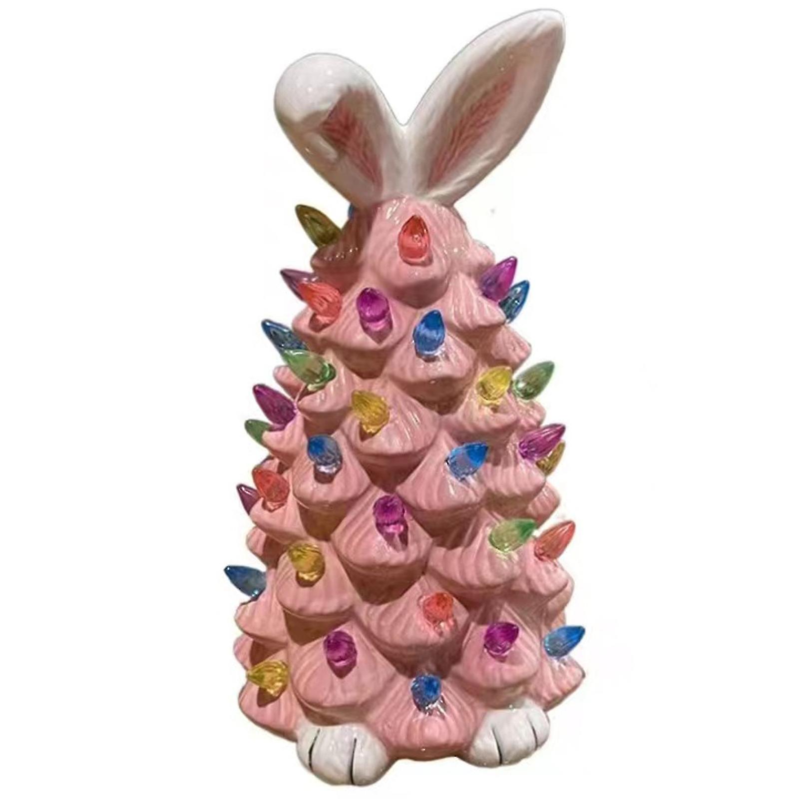 2.36*2.36* 6 Inch Easter Tabletop Bunny Rabbit Tree,easter Bunny Decorationsspring Home Decor
