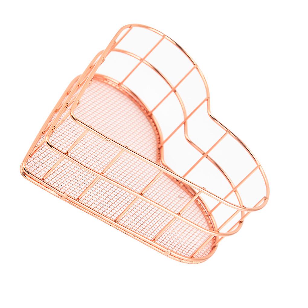 Retro Fashion Metal Storage Baskets Convenient And Practical Organizer For Office Desk Tidy