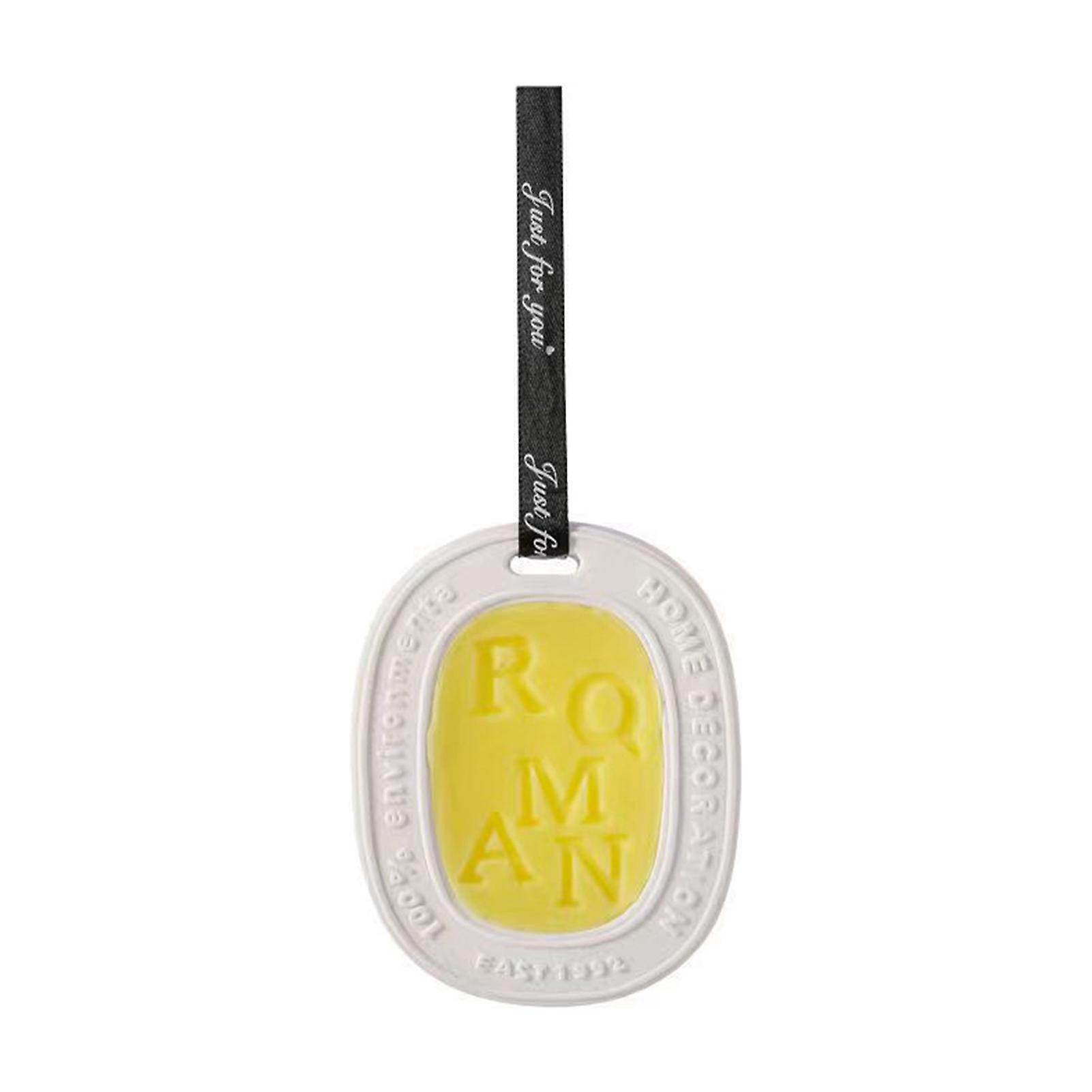 Hanging Aromatherapy Wax Tablets Home Closet Odor Freshener Car Solid Air Freshener Pendant