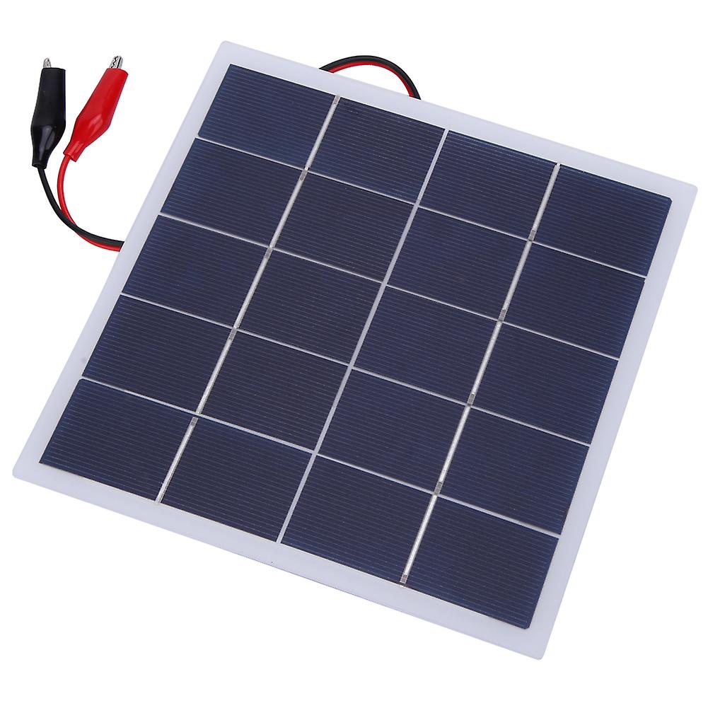 Panneau solaire en silicium polycristallin 4 W 5 V, léger et facile à transporter, 172 x 175 x 2 mm, 4 W