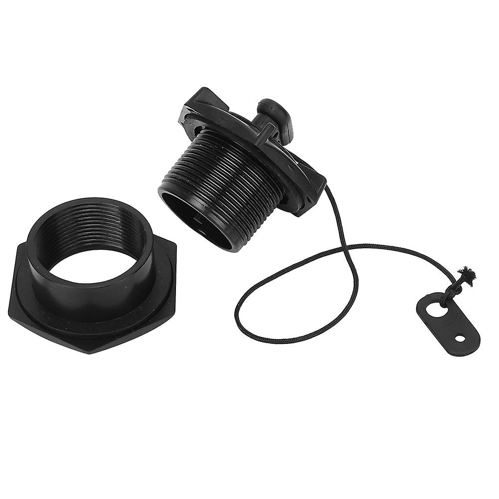 Lightweight PVC Hexagonal Drain Valve for Yacht, Dinghy, Fishing Boat, Kayak, Canoe, Accessory