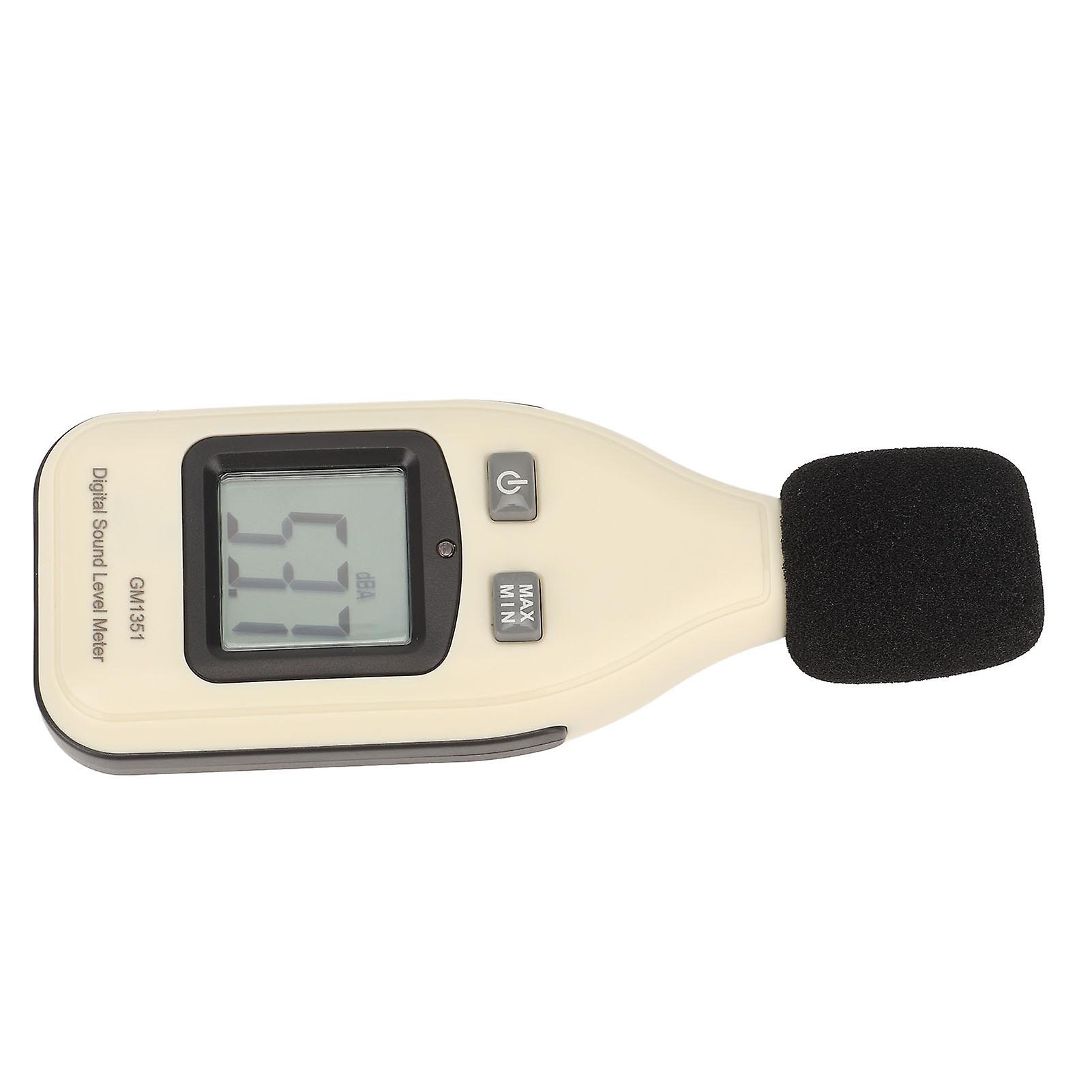Decibel Meter 30 to 130 DB Range 0.1dB Accuracy Backlit LCD Portable Sound Level Meter 