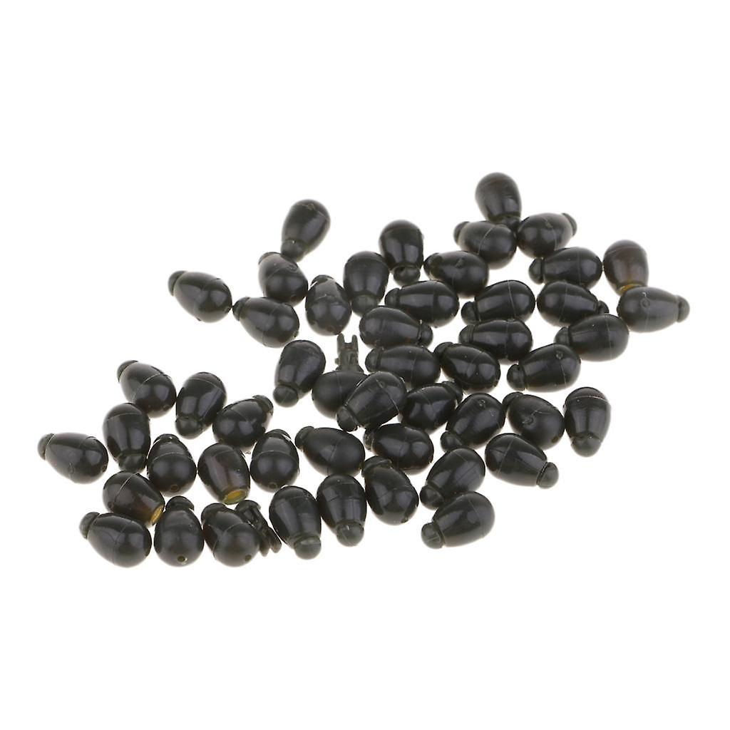 50pcs Carp Fishing Quick Change Beads Standard for Inline Method Feeder