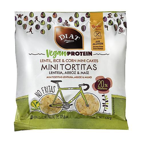 Gluten-free mini lentil, rice and corn pancakes 50 g