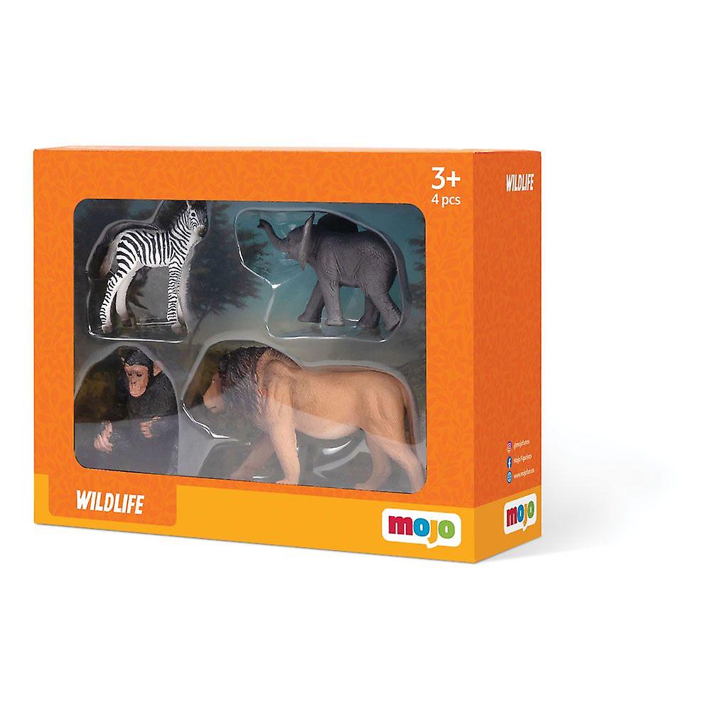 Mojo wildlife africa starter toy figure set, 3 years or above, multi-colour