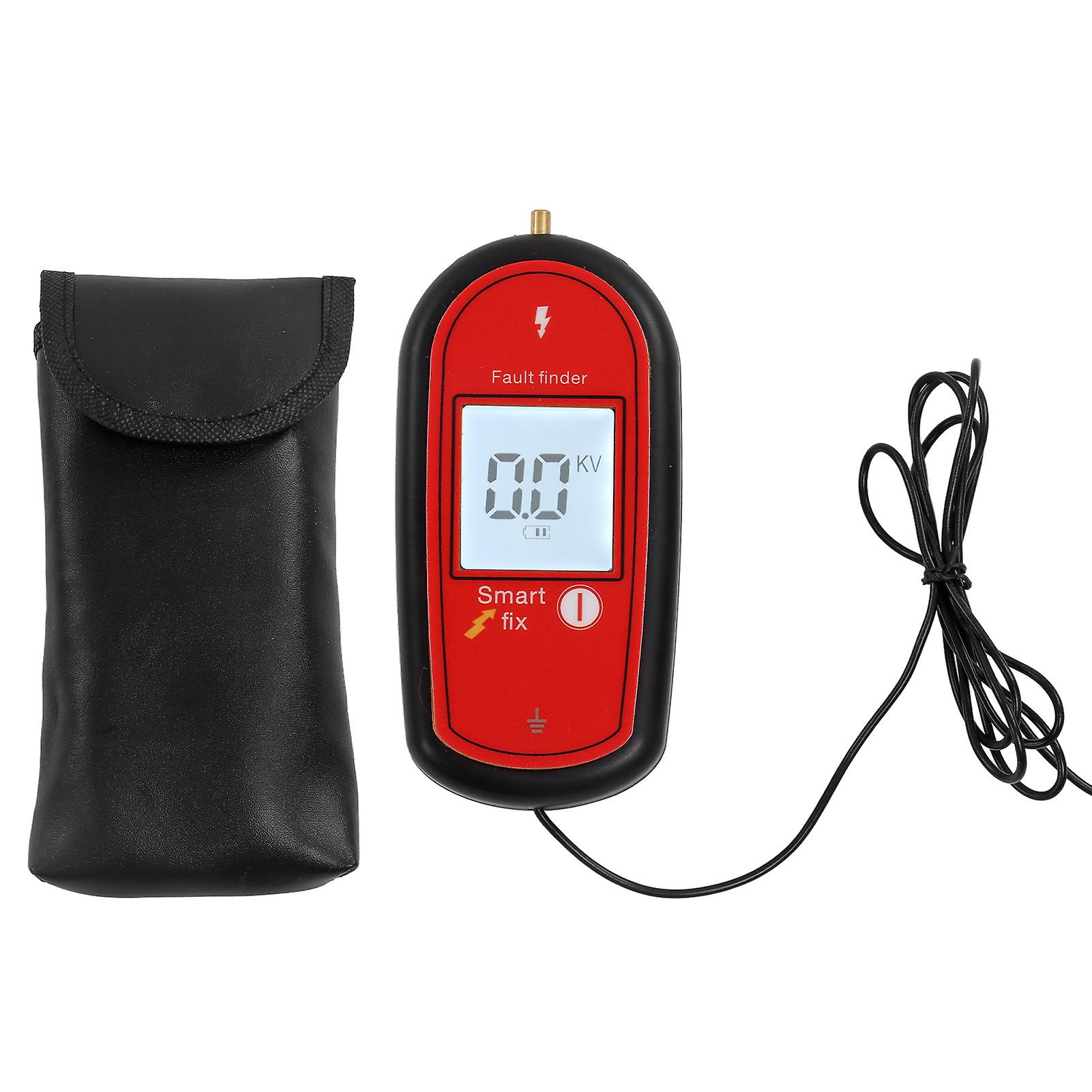15KV Electronic Fence Tester with LCD Screen and Backlight, Digital Pasture Fence Voltage Tester MLD 004F for Accurate Measurement