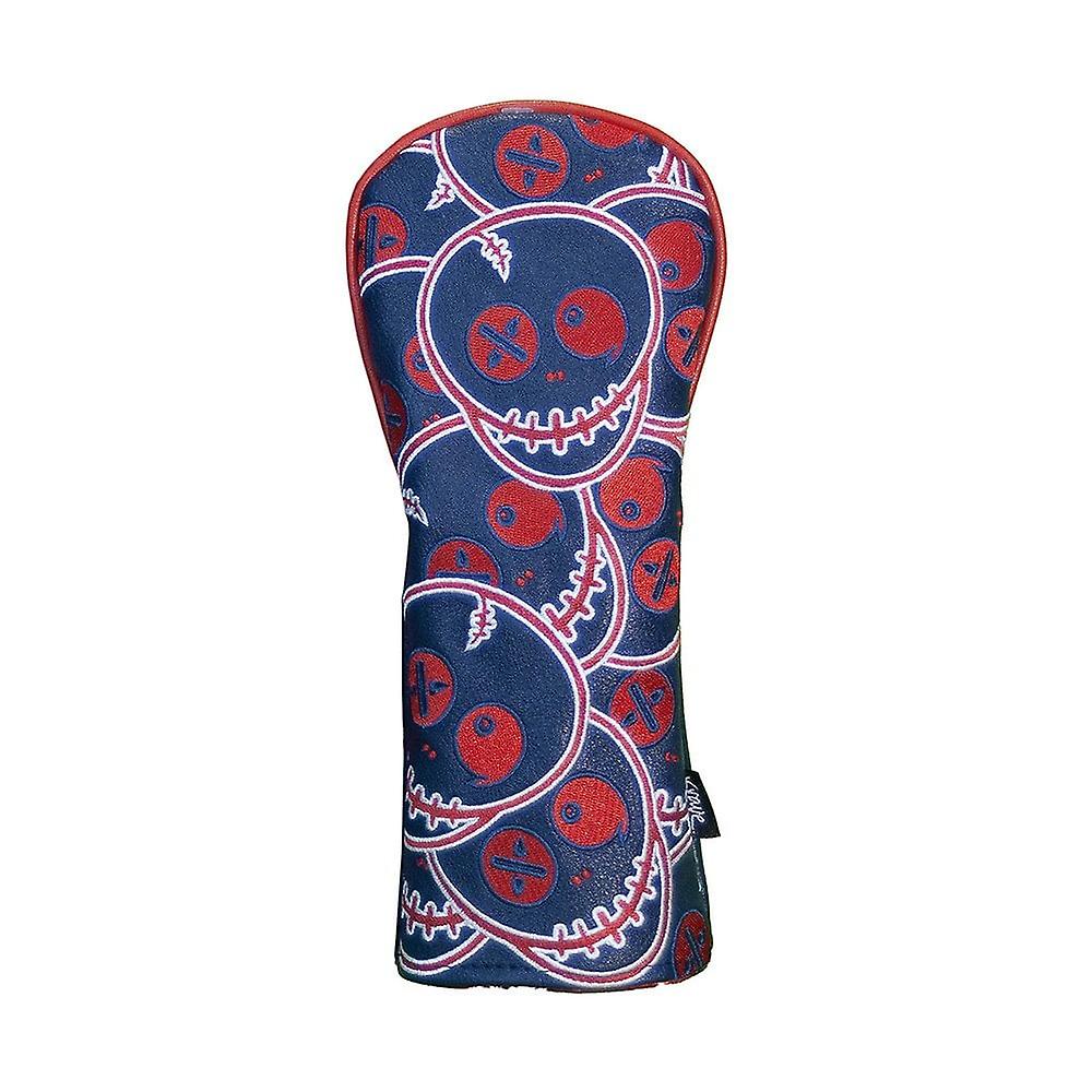 Krave Voodoo Stacked Fairway Headcover - Navy/Red