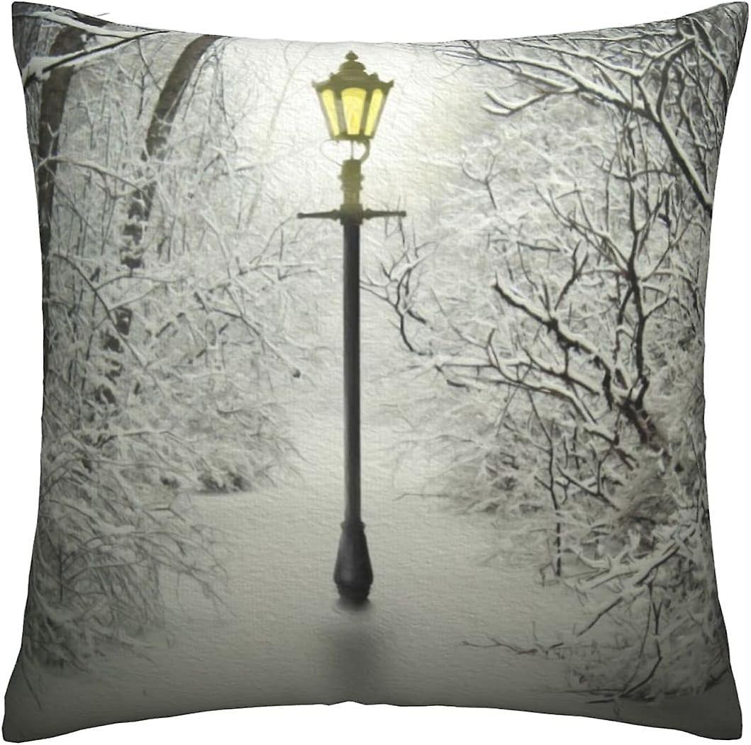 The Chronicles Of Narnia Soft Cushion Covers 45 X 45 Cm Square Throw Pillowcases Comfy Decorative Throw Pillow Cases Luxury Pillow Cover For Sofa Bedr