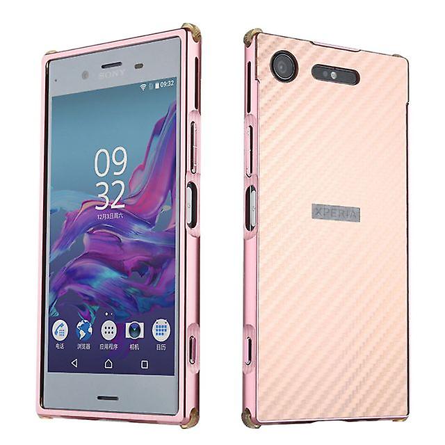 Shockproof Alloy Protective Case for Sony Xperia XA2 - Rose Gold