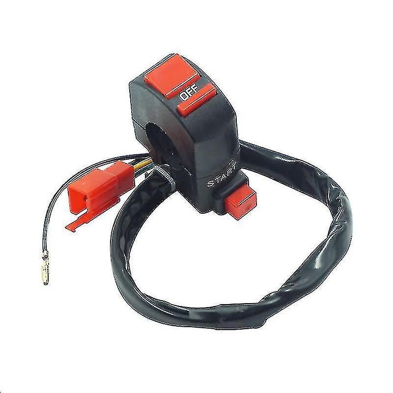 Motorcycle Handlebar Switches 7/8'' 22mm Push Button Connector