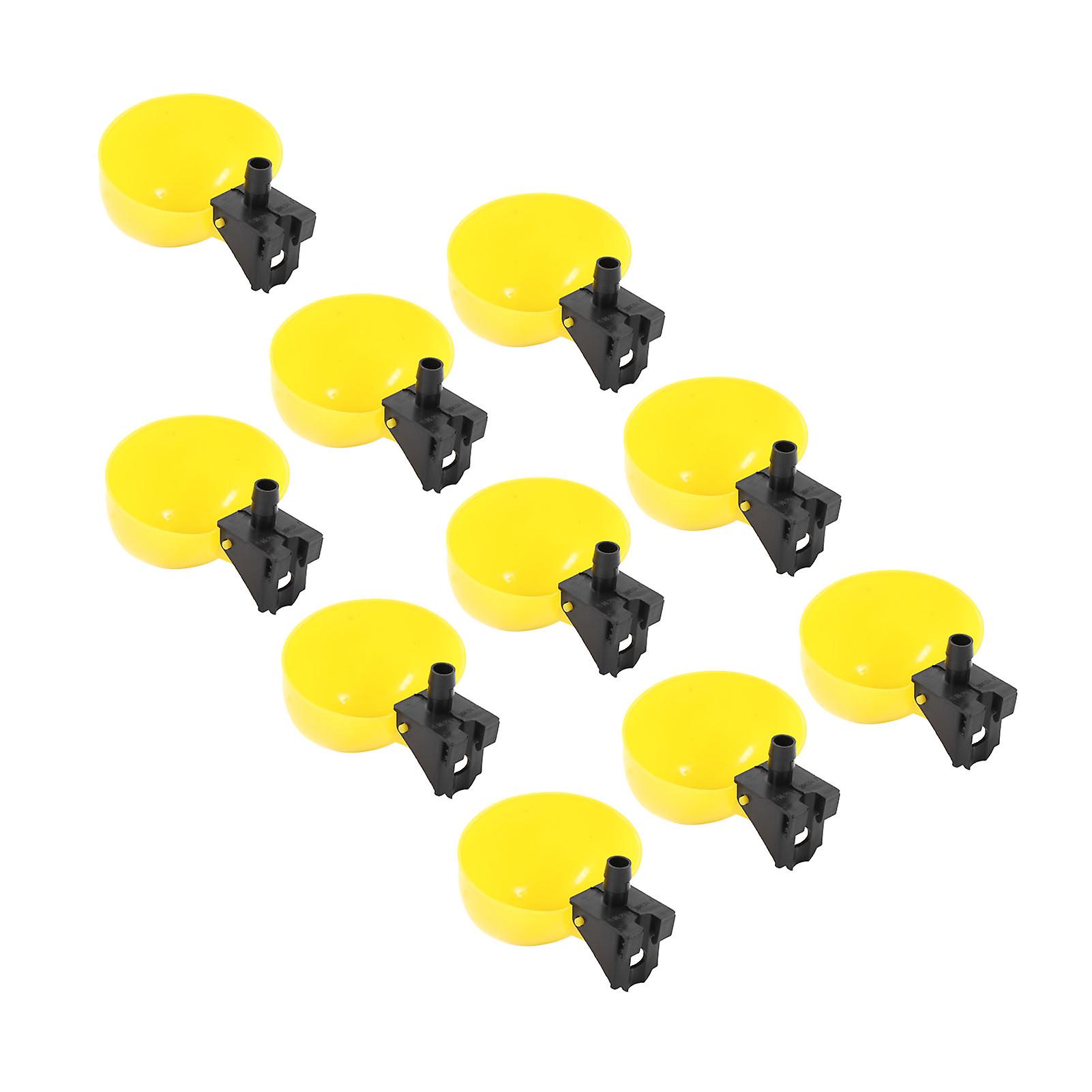 10Pcs Automatic Bird Waterer Large Capacity PP Material Bird Water Drinker for Chicken Quail