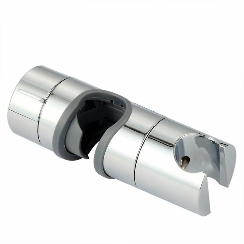 Adjustable shower holder for slides, diameter 18 to 25 mm, gray