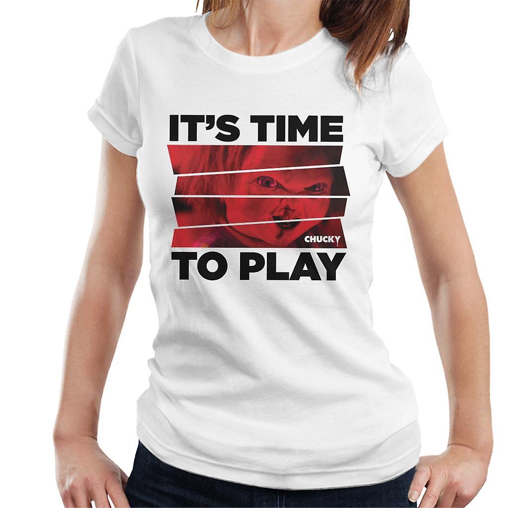 チャッキーは女性とアポスを再生する時間;s Tシャツ
