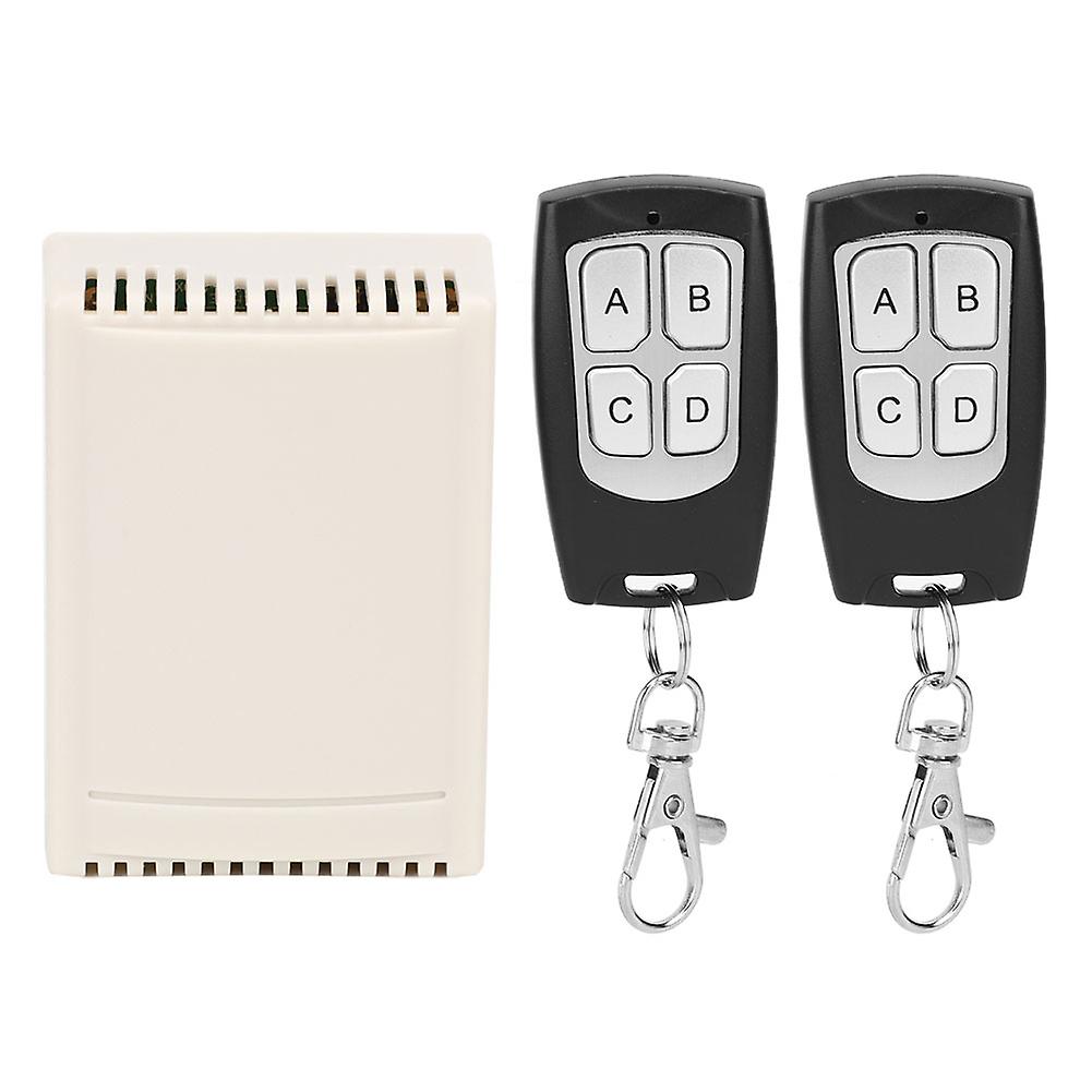 4 Channel Wireless Remote Control Switch System with C70X Module and CHJ-100-4 Remote Control