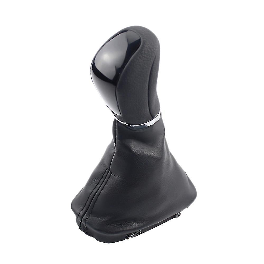 Black Automatic Shift Knob With Gaitor Boot For W203 W204 Auto Accessories