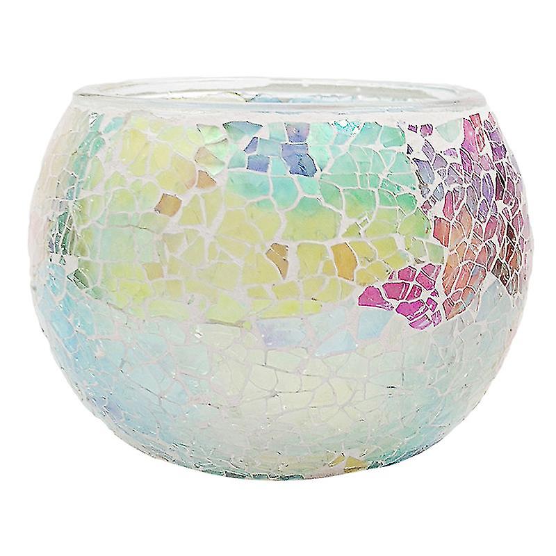 1pcs Mosaic Glass Candlesticks